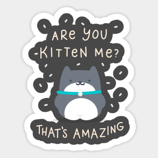 Cute kitten Sticker